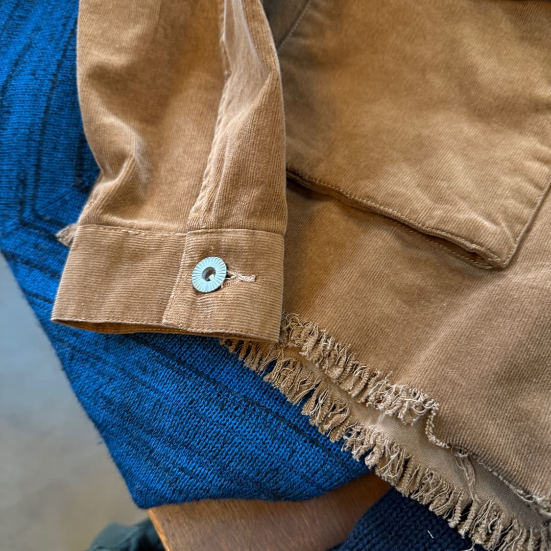 MELPLE 캘리포니아 리그 코듀로이 봄버 A2 포켓 디테일 자켓 상품이미지5