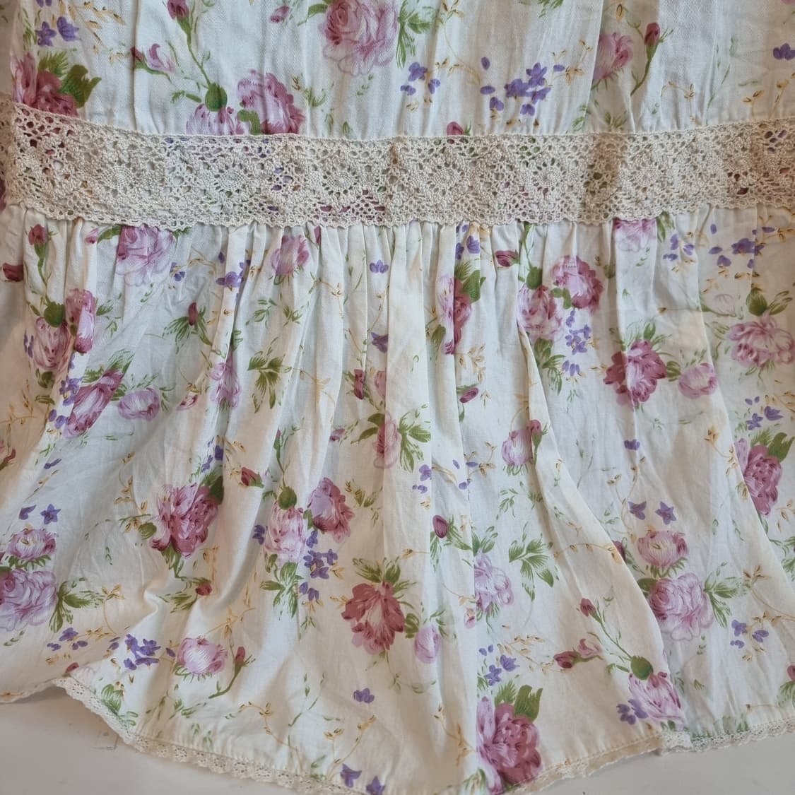 로맨틱 플라워 레이스 캉캉 맥시 원피스 상품이미지3