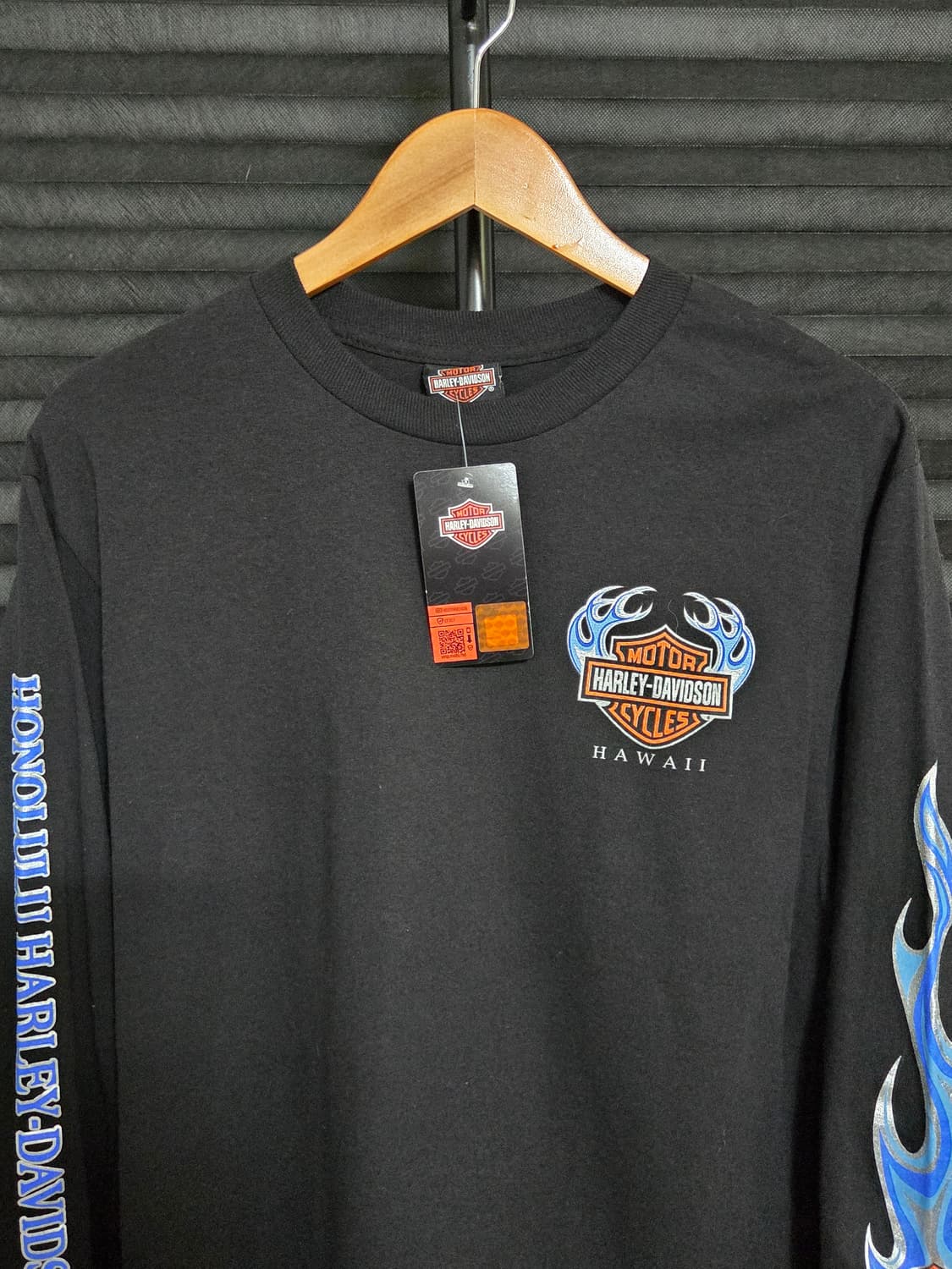 (새상품) [할리데이비슨] 호놀룰루 하와이 블루플레임 셔츠 | 00139 상품이미지2