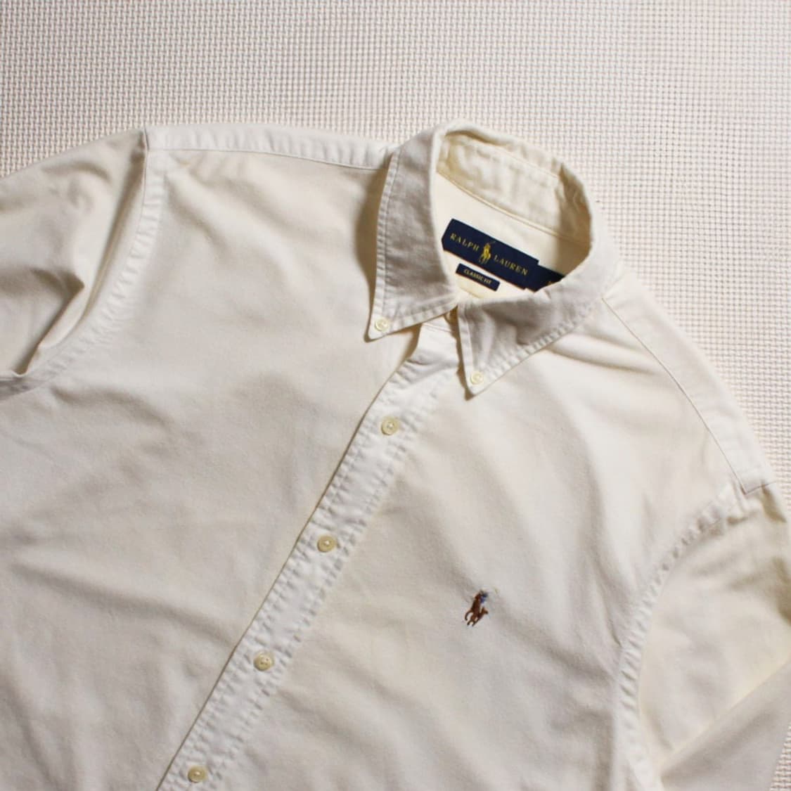 Polo 폴로 랄프로렌 크림 베이지 셔츠 상품이미지3