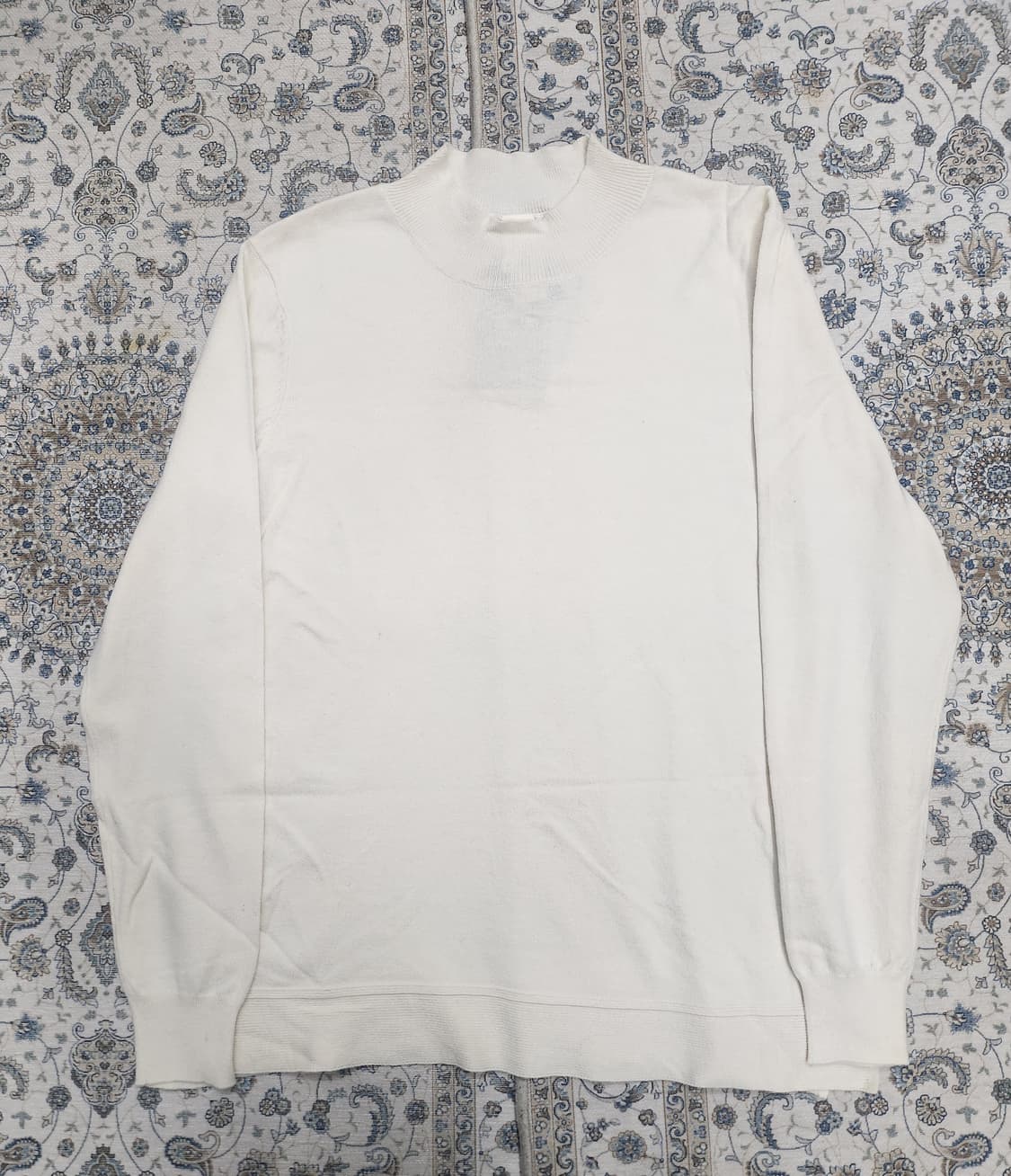 (새상품) 헨리코튼 모크넥 아이보리 니트 100 상품이미지1