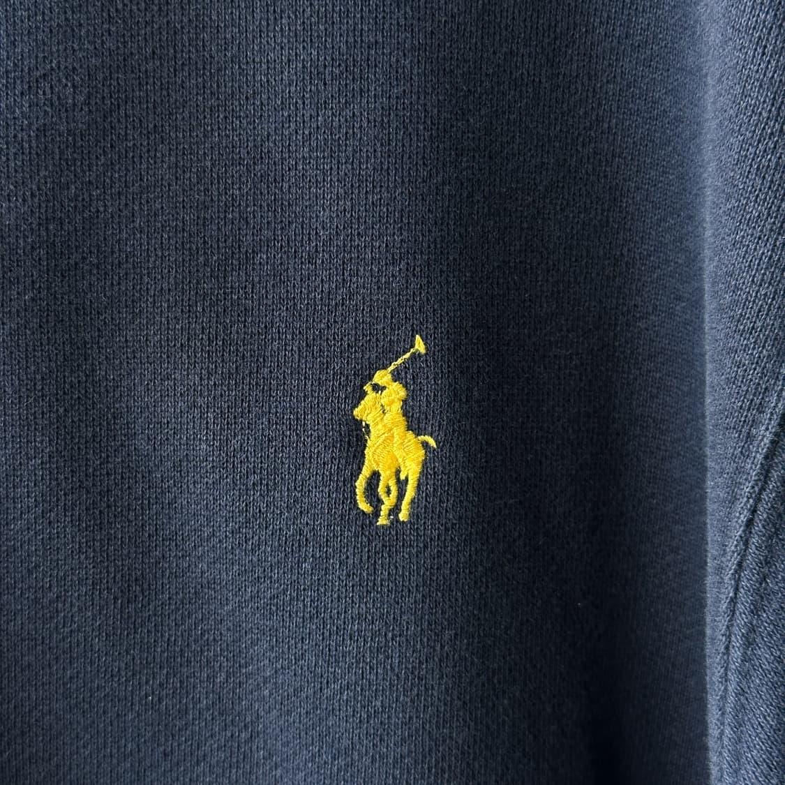 폴로 랄프로렌 기모 후드 집업 네이비 XL 상품이미지5