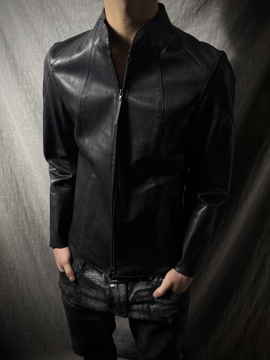 The Viridi-anne Calfskin Jacket 상품이미지2