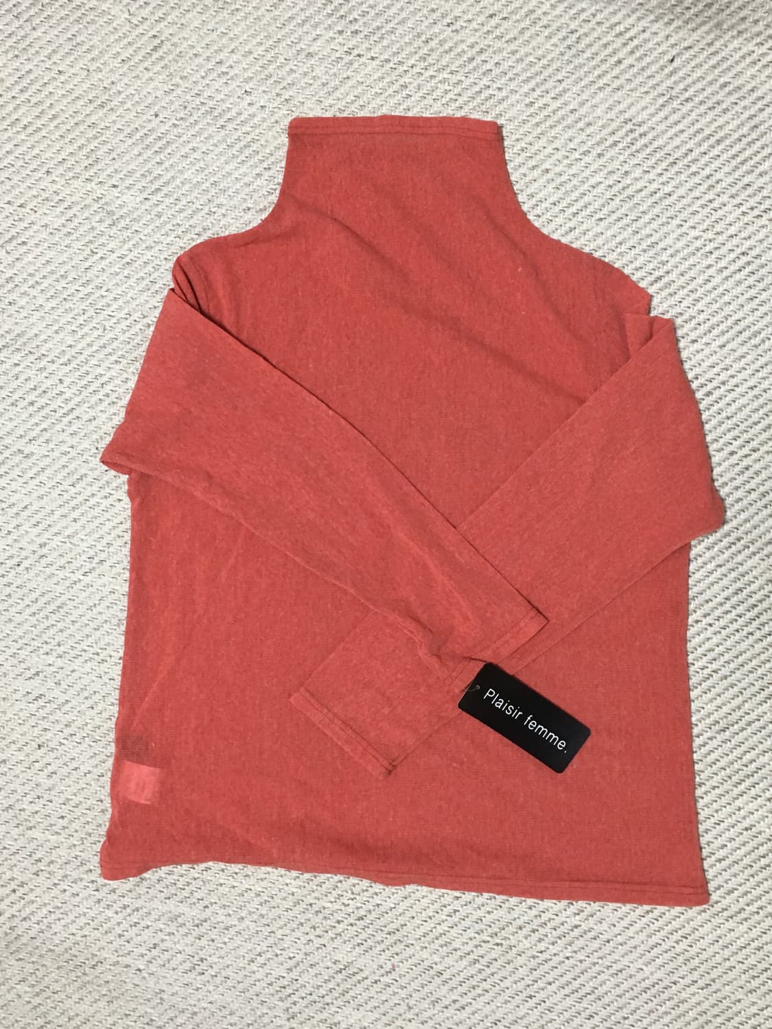 Plaisir femme 반폴라 니트 롱슬리브 (4 colors) 상품이미지5