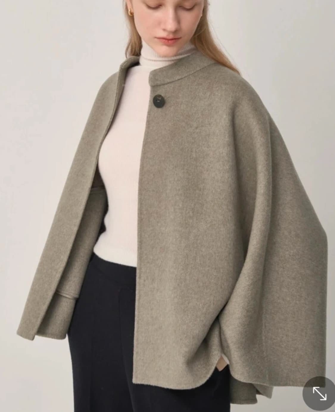 더캐시미어 The CASHMERE 핸드메이드 케이프 코트 ~free 상품이미지1