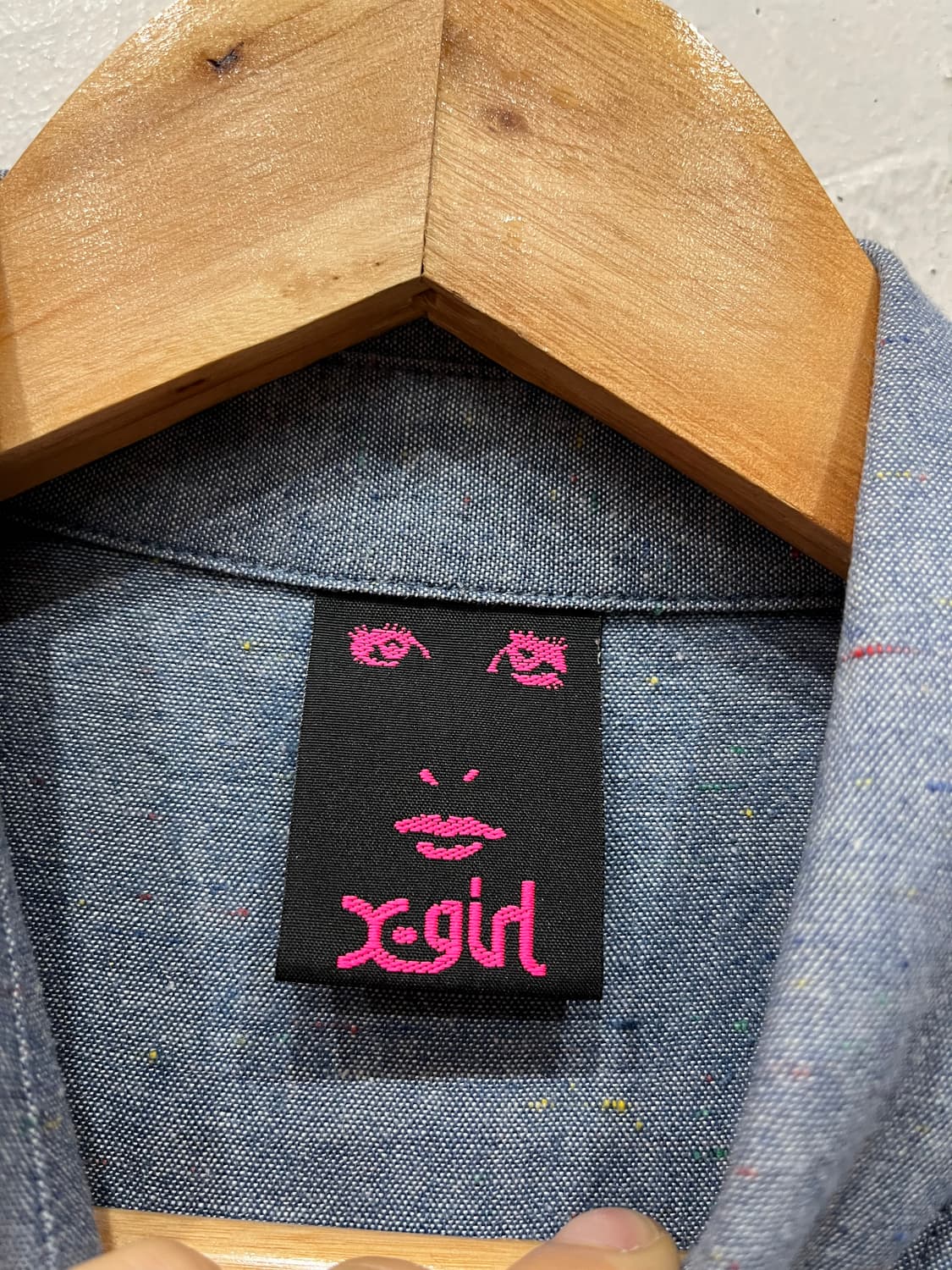 X GIRL 엑스걸 샴브레이 캔디 원피스 상품이미지5