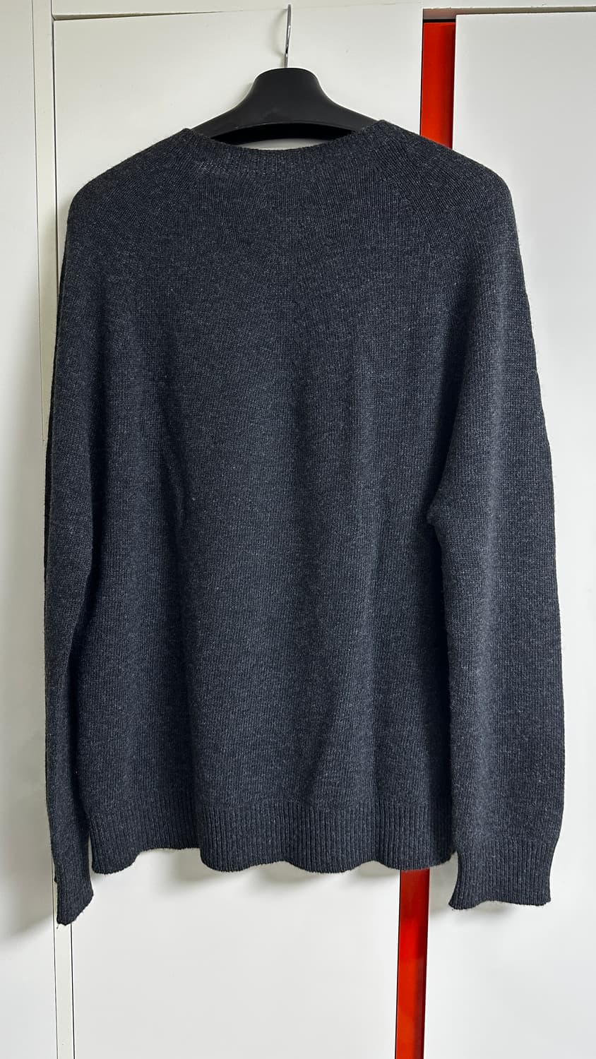 질샌더 울 캐시미어 크루넥 스웨터 스모크 상품이미지2