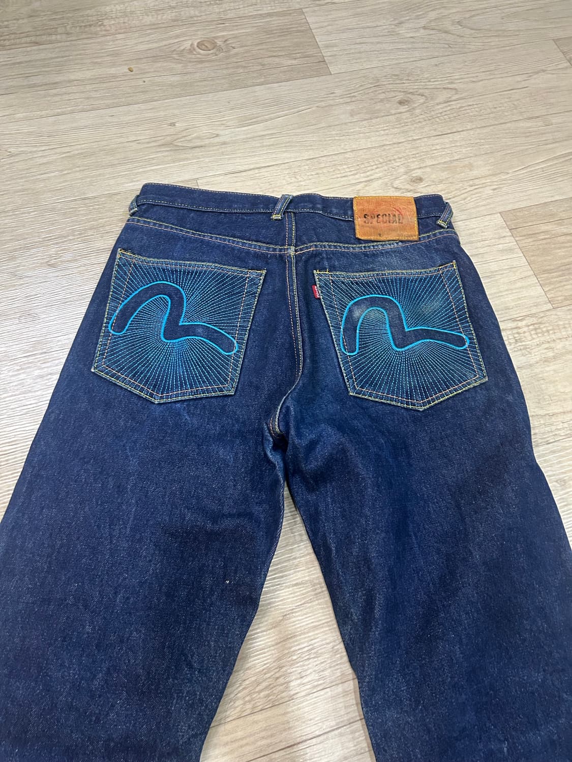 에비수 진청 워싱 데님 상품이미지2