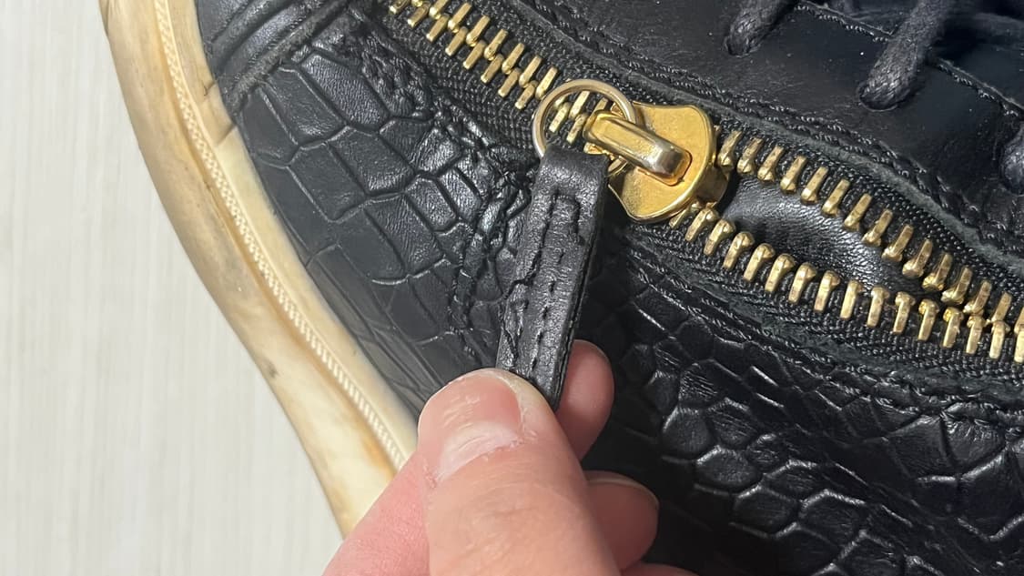 쥬세페 자노티 37.5 블랙 흰창 웨지스니커즈 상품이미지9