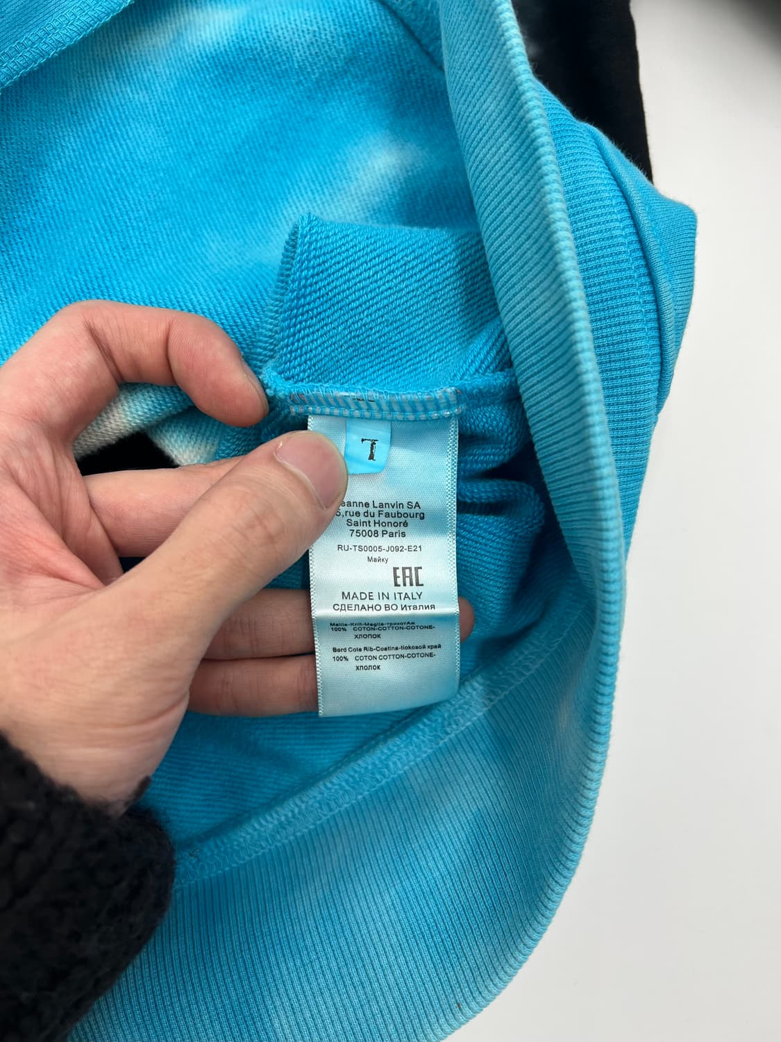 랑방x갤러리디파트먼트 배색 나염 후드집업 상품이미지5