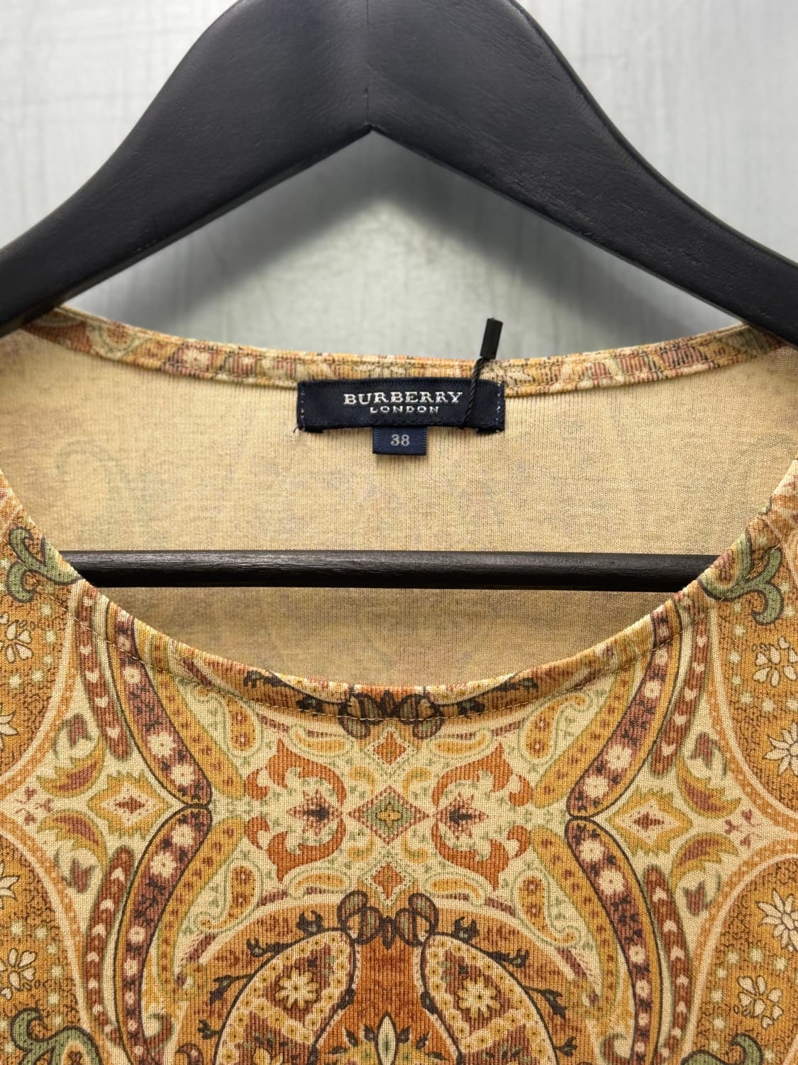 Burberry 버버리 페이즐리 패턴 반소매 티셔츠 상품이미지6