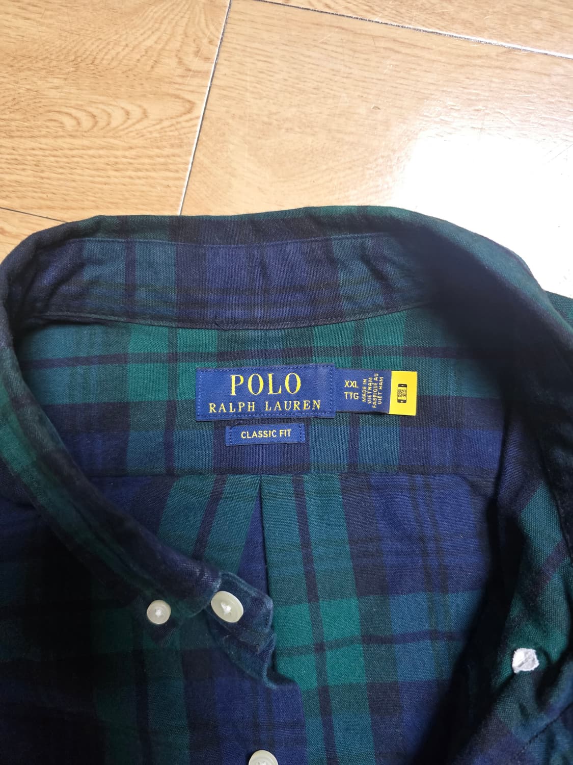 폴로 타탄체크 옥스포드셔츠 XXL 상품이미지2