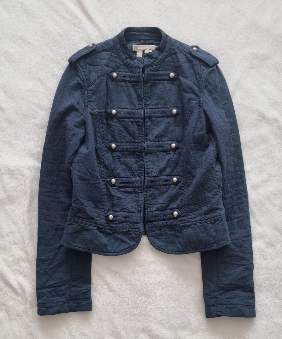 빈티지 y2k 00s 긱시크 네이비 나폴레옹 자켓 상품이미지2