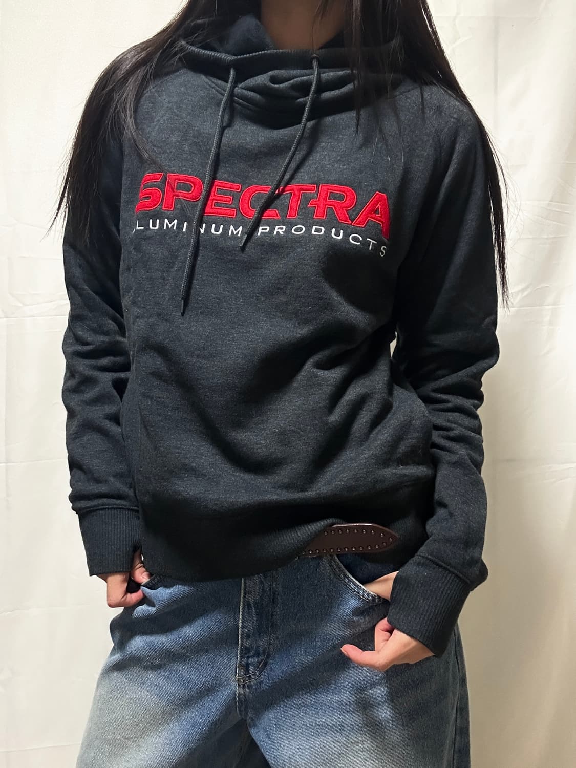 빈티지 레터링 후드티 상품이미지1