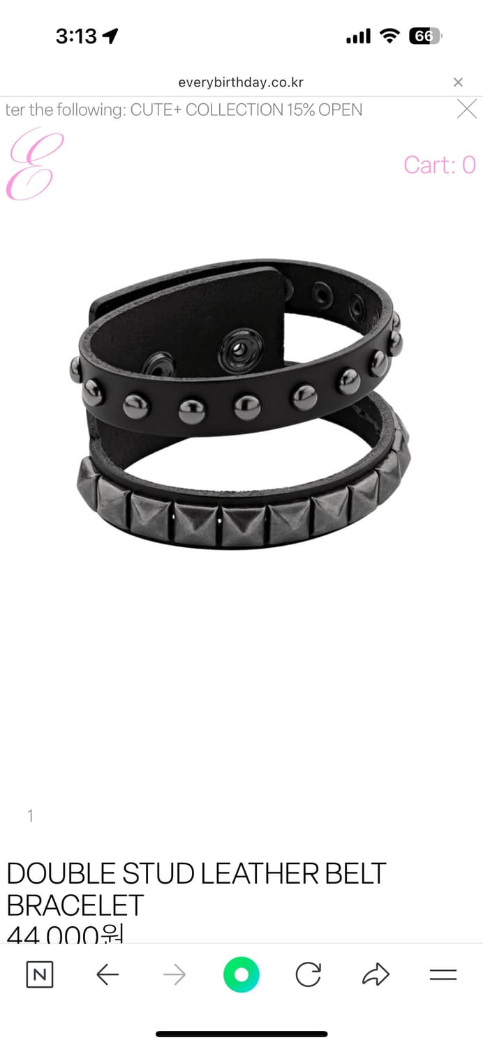 에브리벌스데이 레더벨트 팔찌  상품이미지1
