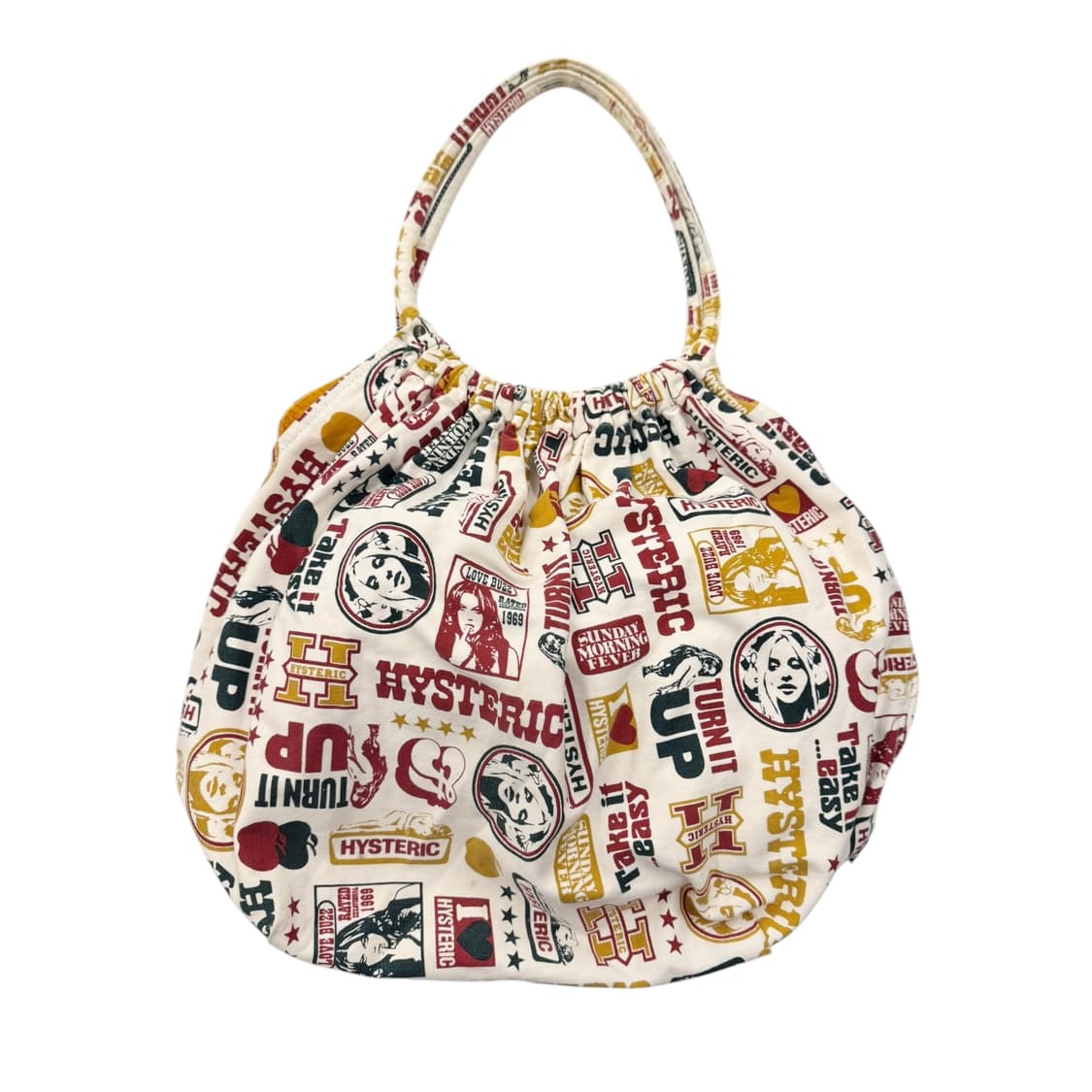 히스테릭글래머 프린티드 셔링 숄더백 아이보리 상품이미지2