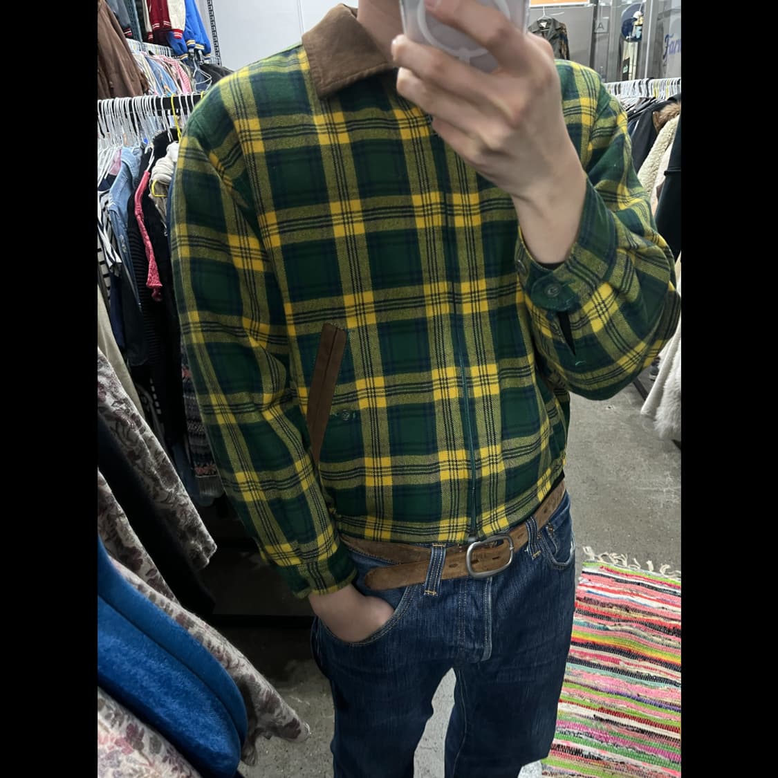 PERSONS 퍼슨스 클래식 체크 울 자켓 Made in JAPAN  상품이미지2