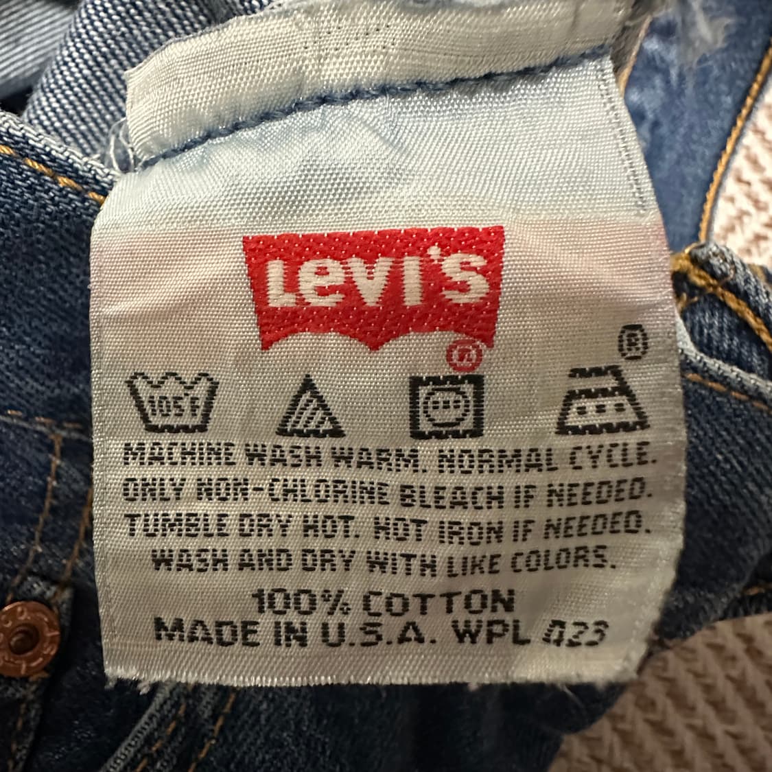 LEVI'S 501 90's usa made vintage jeans 상품이미지4