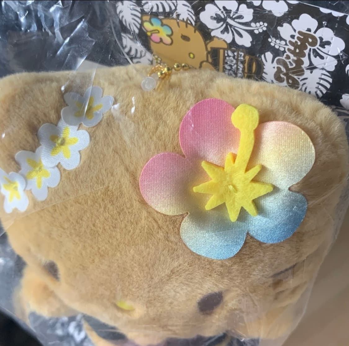 산리오 태닝 키티 토코나츠 베케이션 마스코트 키링 블랙 비키니 인형 상품이미지3