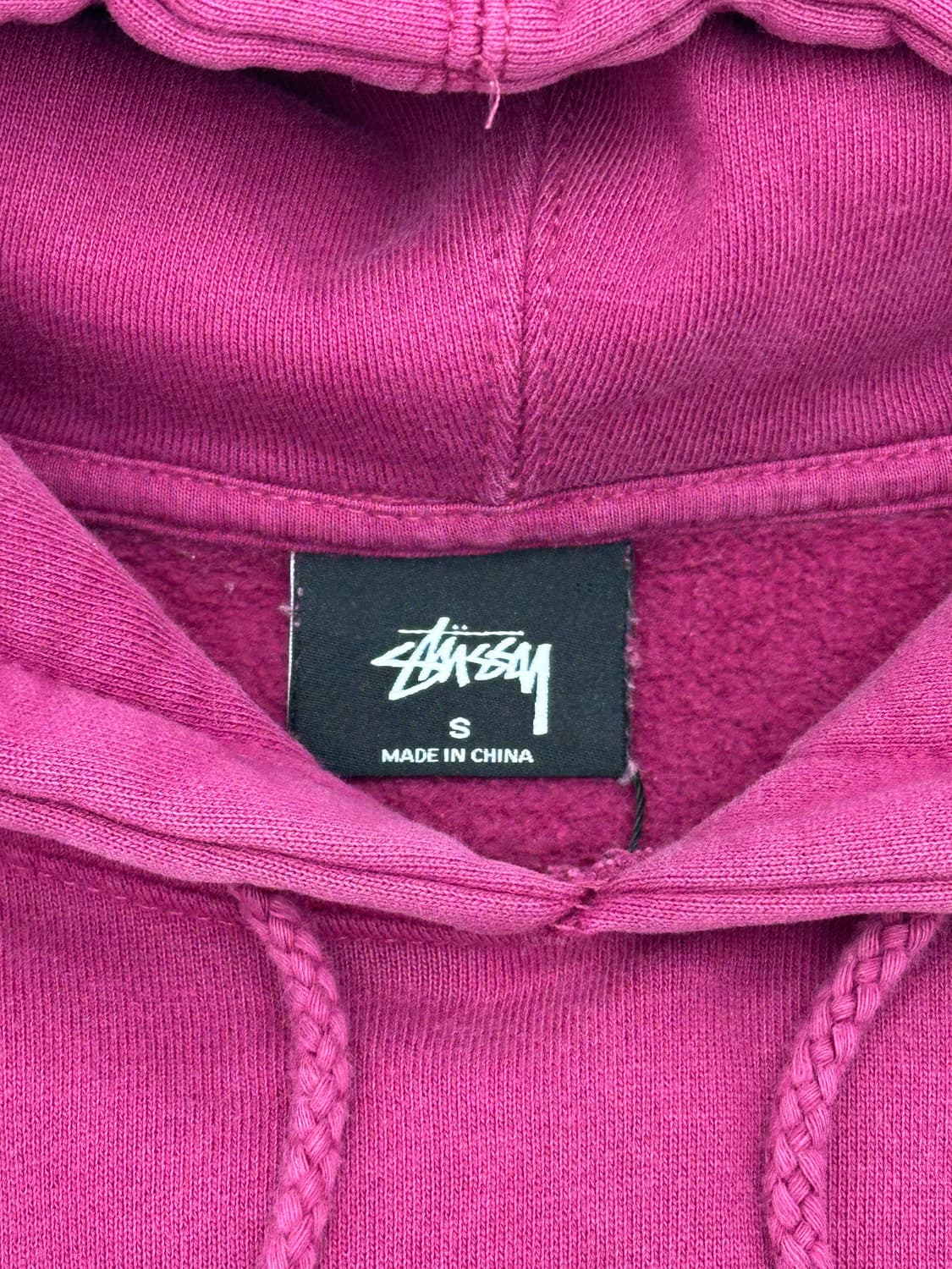 stussy 스투시 탑폼 핑크 후드티 상품이미지4