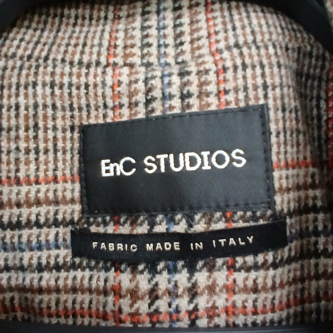 ENC STUDIOS 체크 하프 코트 상품이미지7