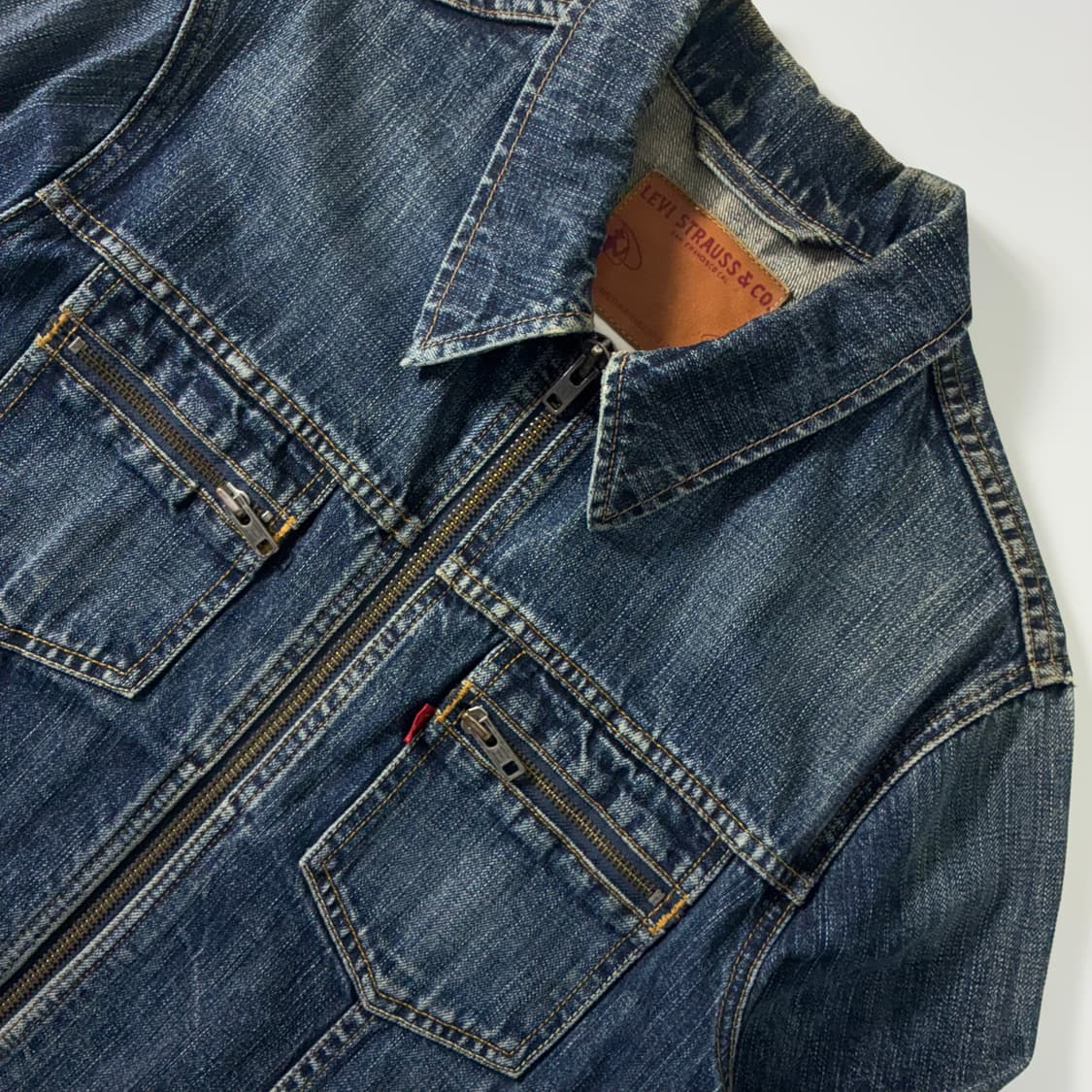 Levi's 리바이스 레드탭 00‘s 데님 바이커 진 트러커 자켓 상품이미지3