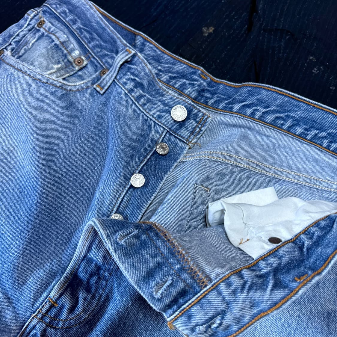 90‘s 리바이스 501 스트레이트 핏 데님 팬츠 36 상품이미지2