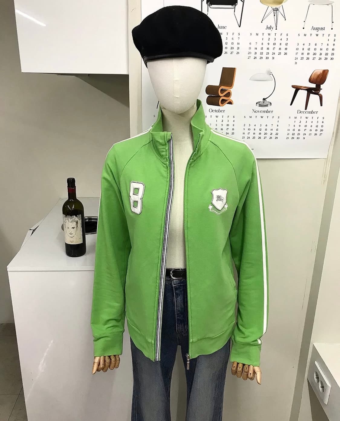 버버리 로고 패치 저지 집업 상품이미지10