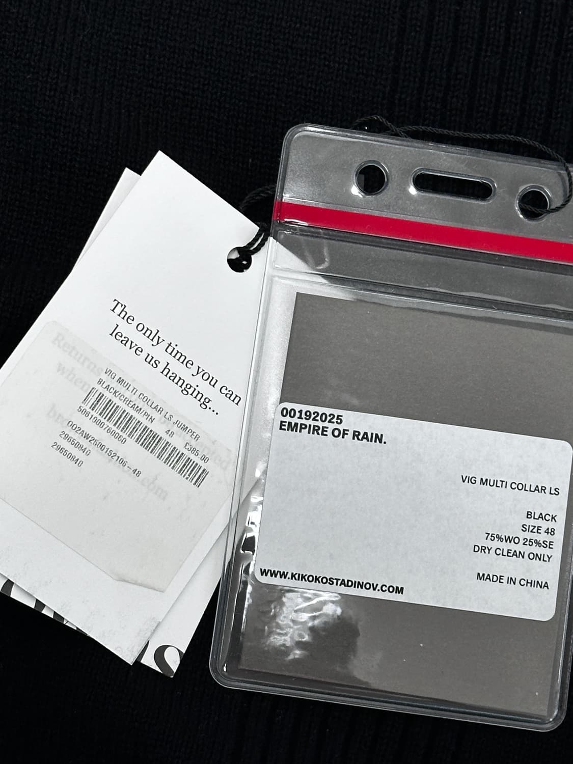 [48] 키코 코스타디노브 VIG 멀티 컬러 점퍼 블랙 상품이미지5