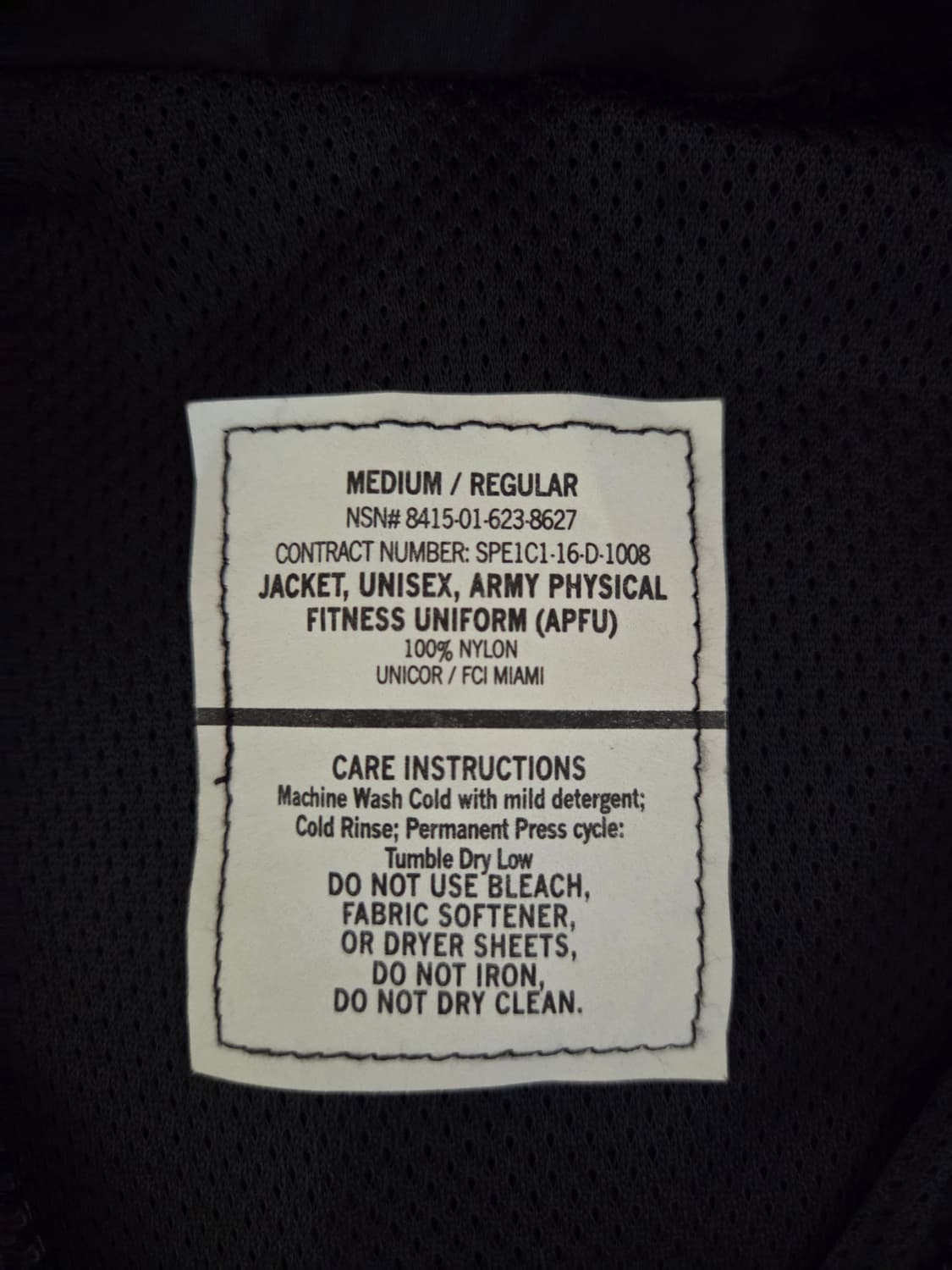 미군 US ARMY APFU IPFU 3세대 자켓 상품이미지4