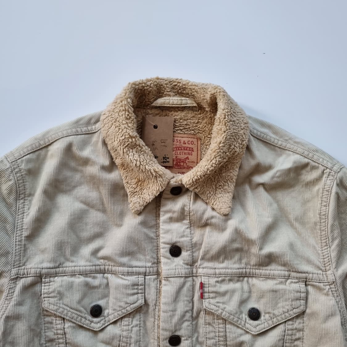 리바이스 코듀로이 쉐르파 자켓 크림  상품이미지4