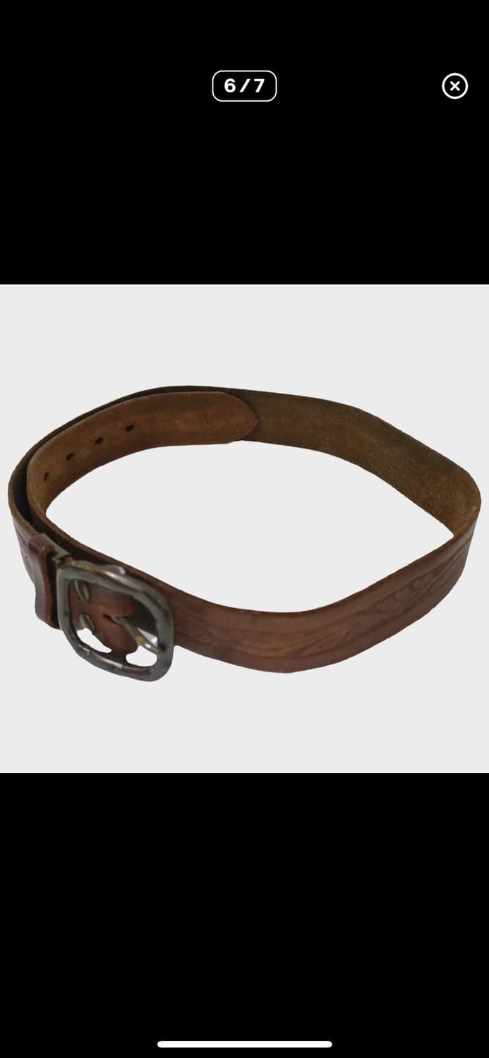 LEVI’S VINTAGE LEATHER BELT 상품이미지5