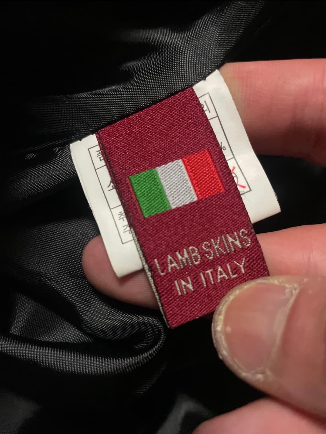 웨스턴 무드 이테리 램스킨 양가죽 절개 레더 자켓 상품이미지7