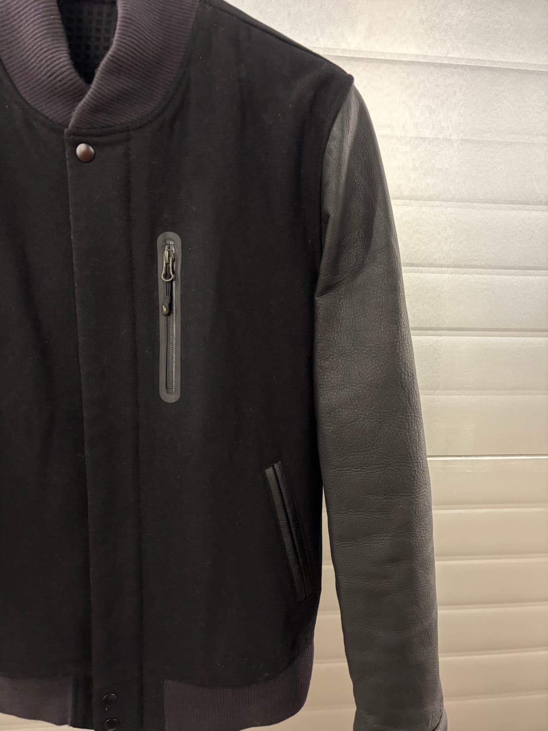 Nike leather varsity jacket XL 상품이미지4