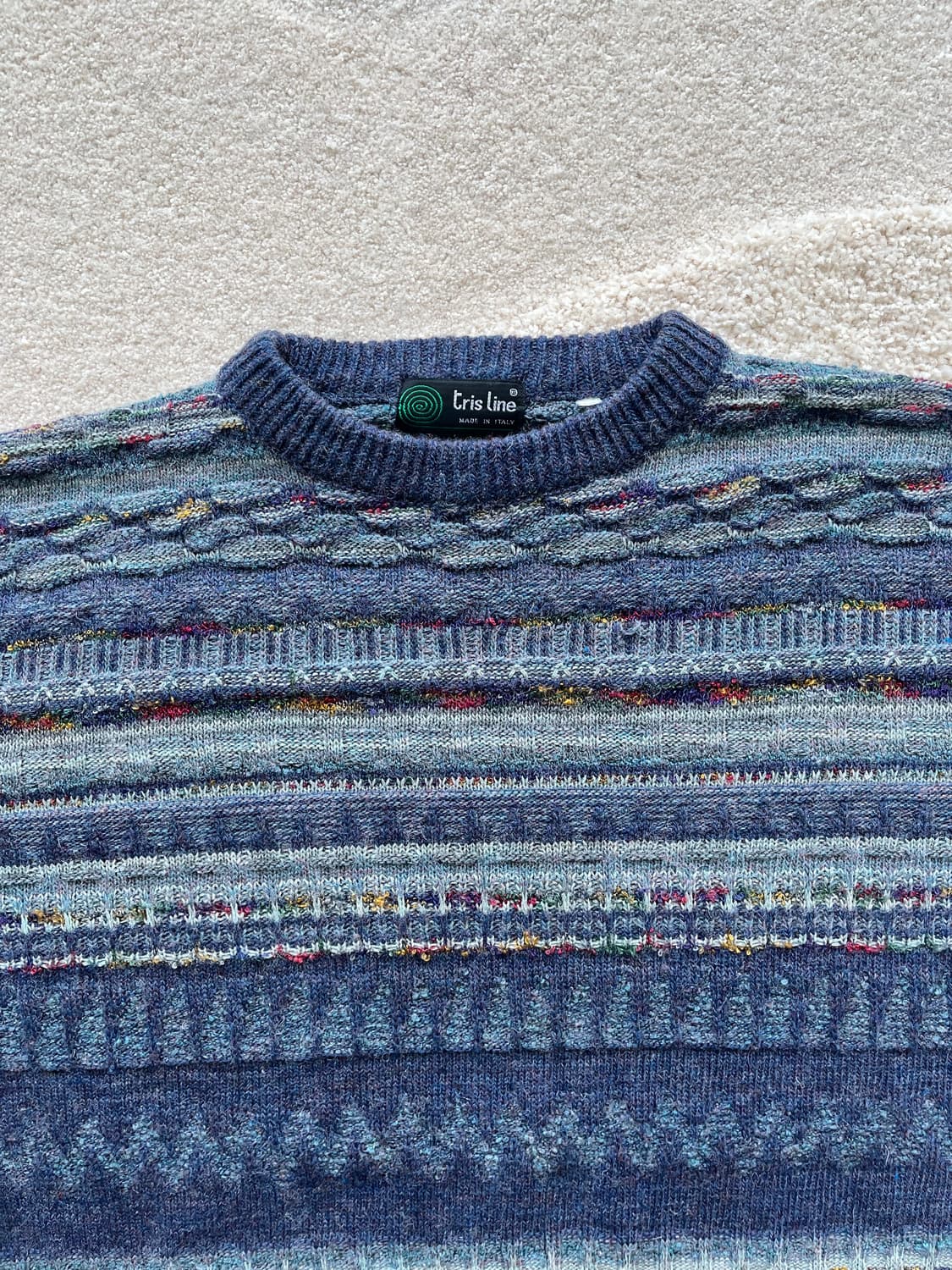 트리스라인 이태리 페어아일 니트 (100-105) 상품이미지3