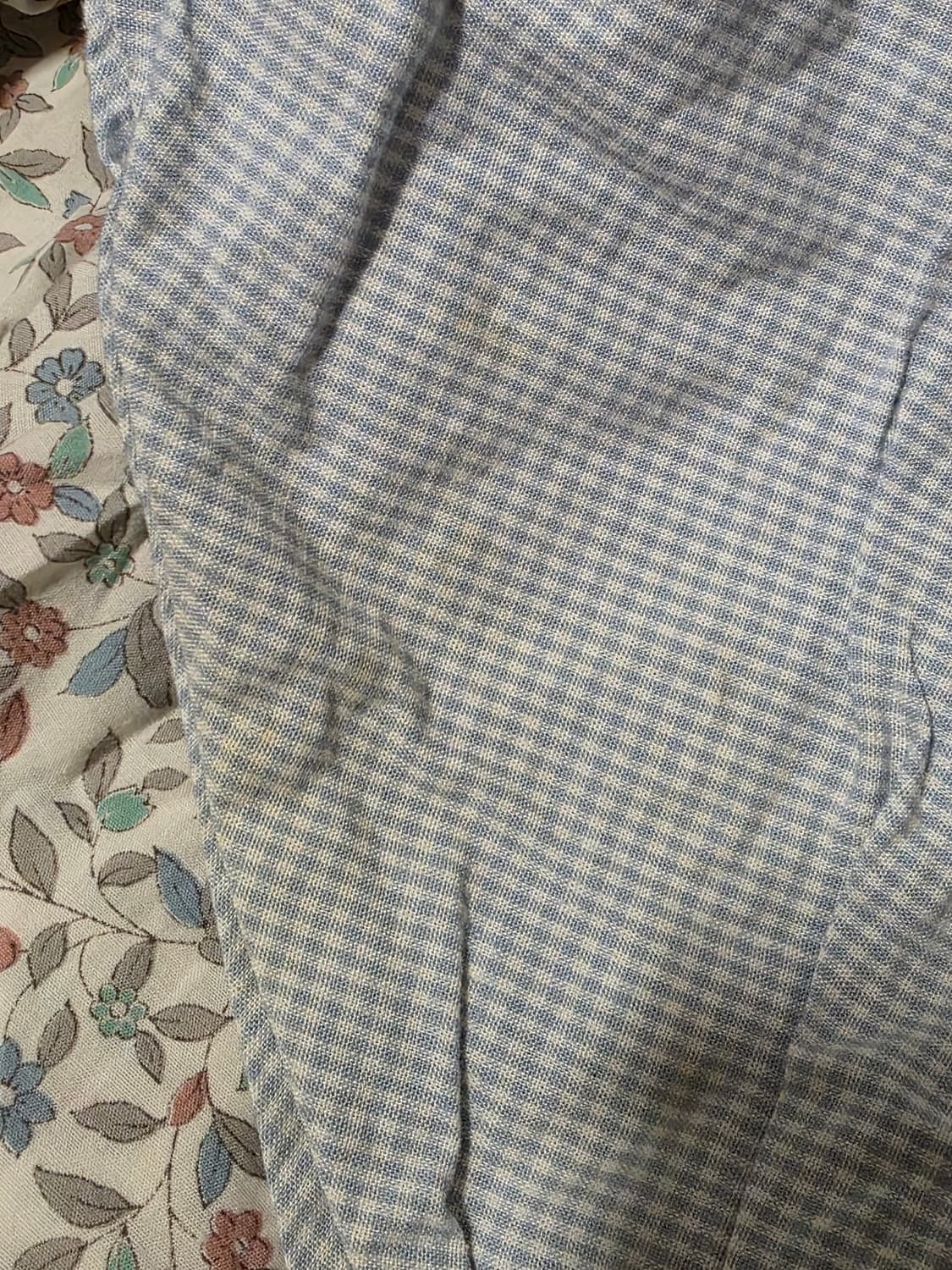 JPN 블루 체크 에이프런 원피스 상품이미지7