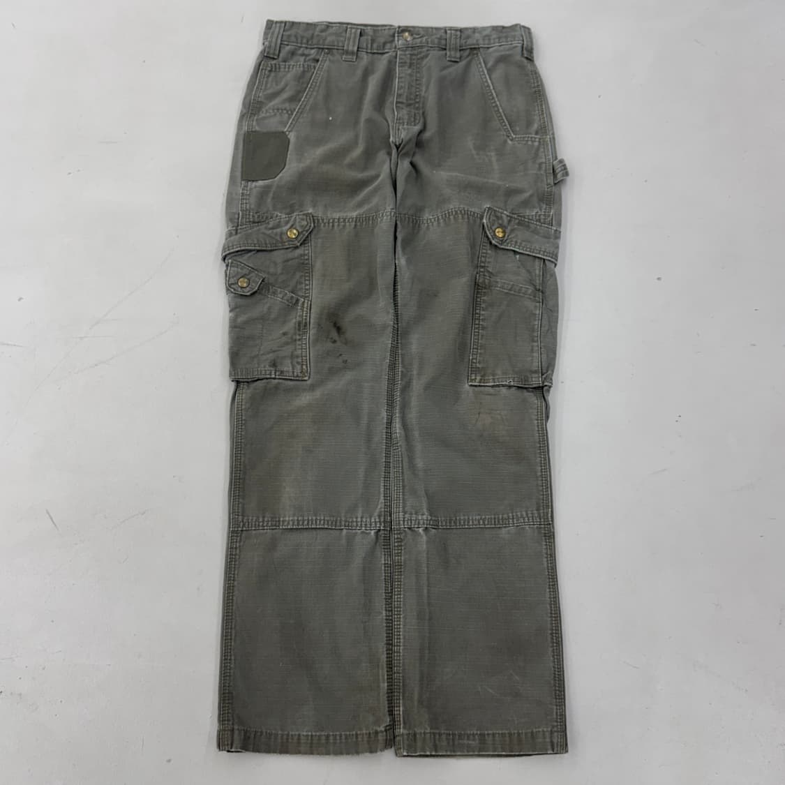 칼하트 OG 카펜터 모스그린 페이딩 탄창 워크 카고팬츠 상품이미지2