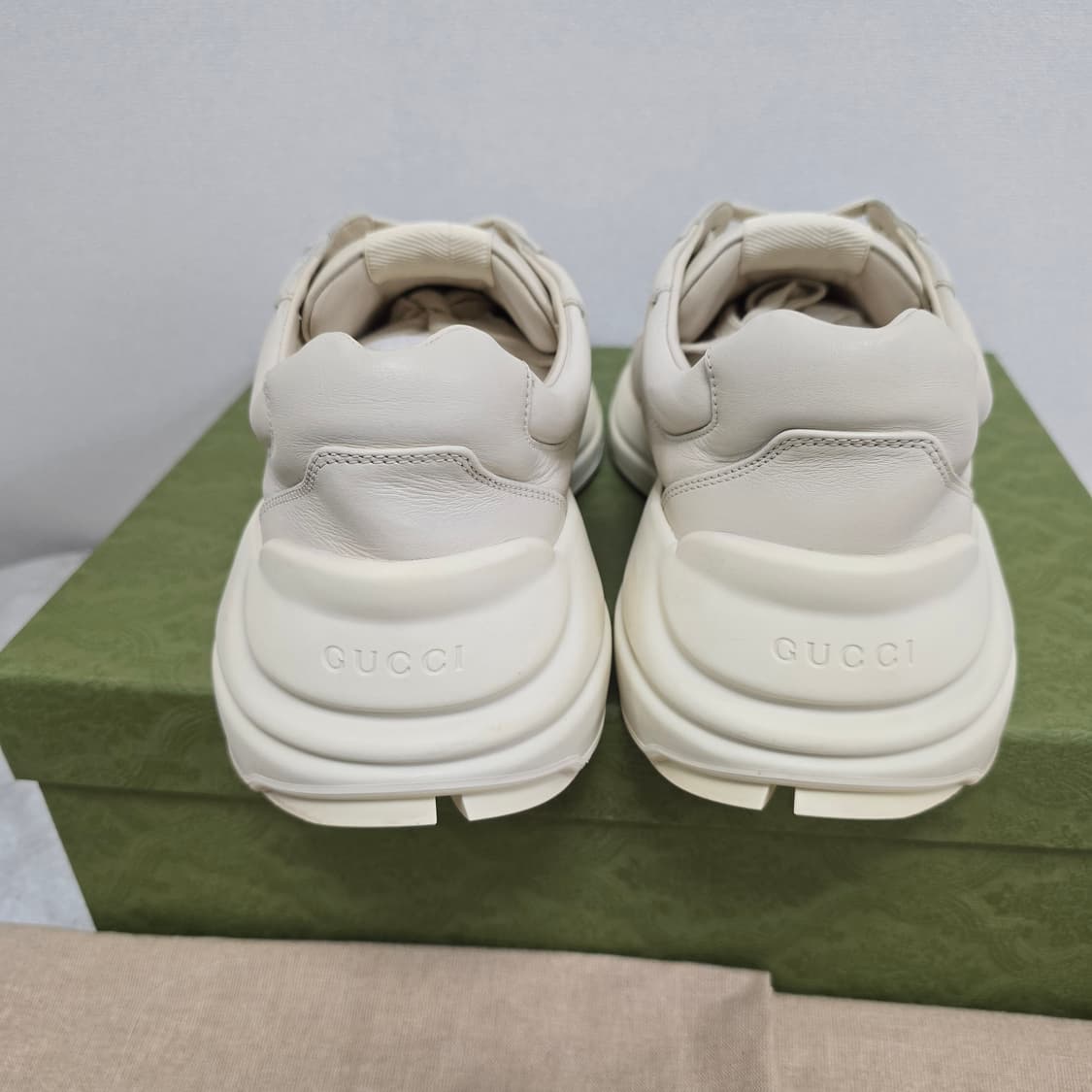 구찌 라이톤 스니커즈 신발 7.5사이즈 265 270 판매 상품이미지5