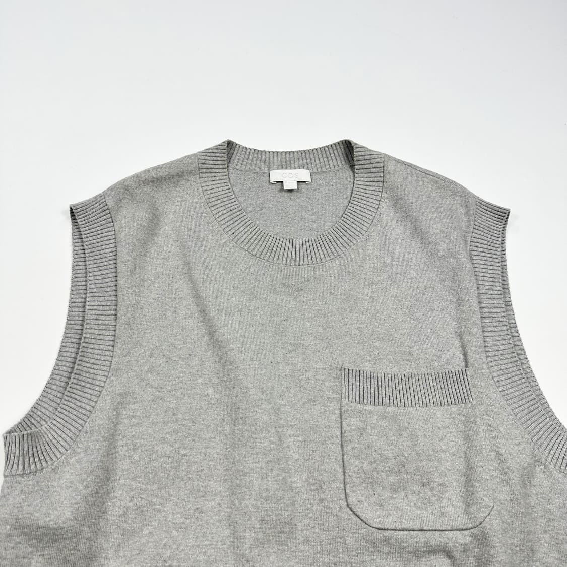 cos 코스 그레이 니트 조끼 베스트 (M) 상품이미지1