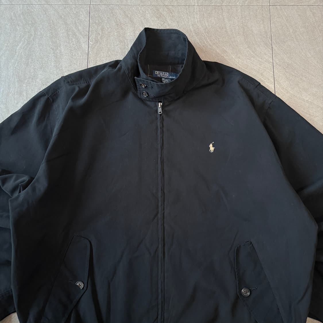 폴로 정푸 블랙 바이스윙 바라쿠다 코튼 자켓 상품이미지3