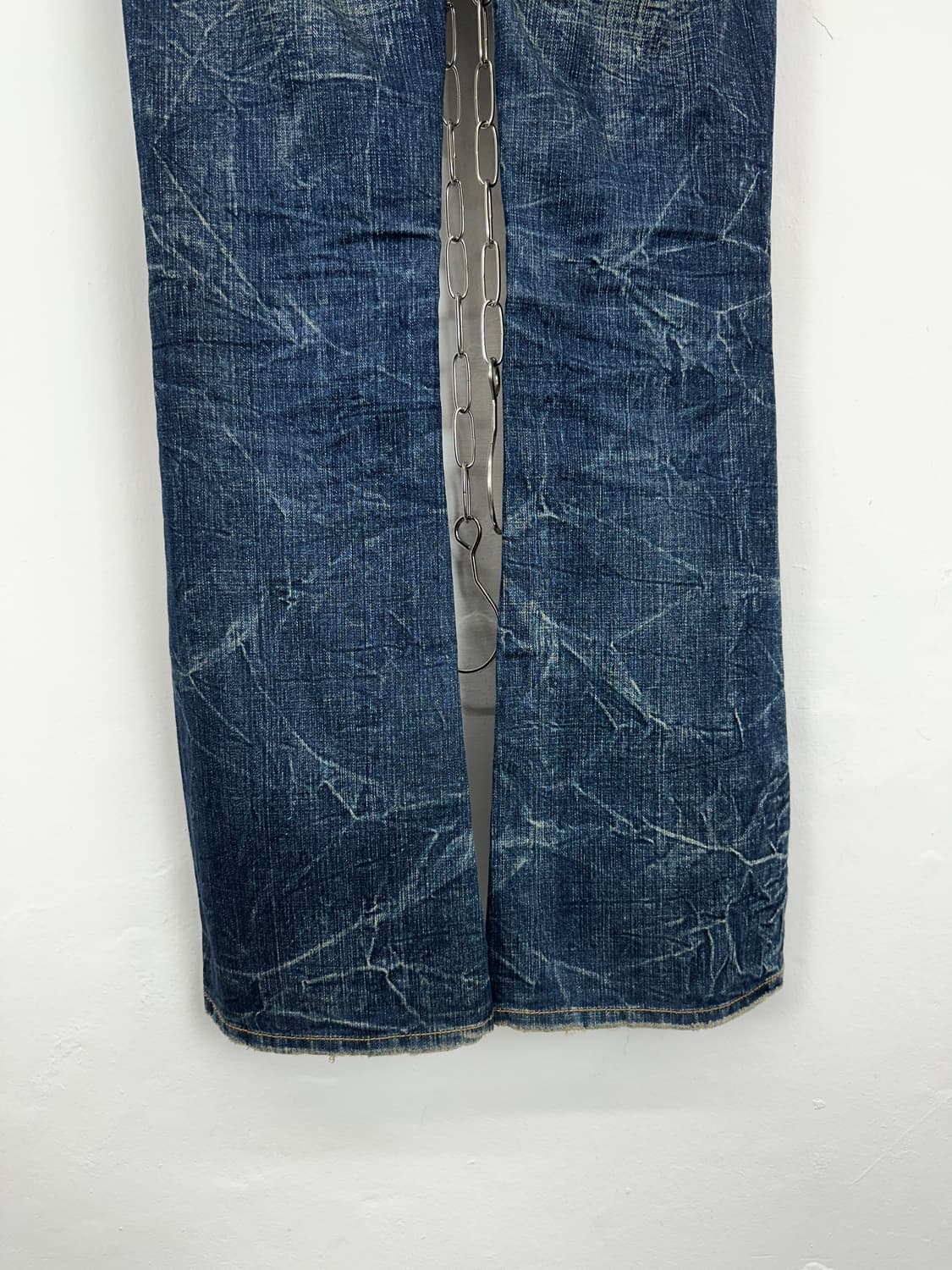 Studded Rivet Bootcut Denim Jeans 상품이미지7