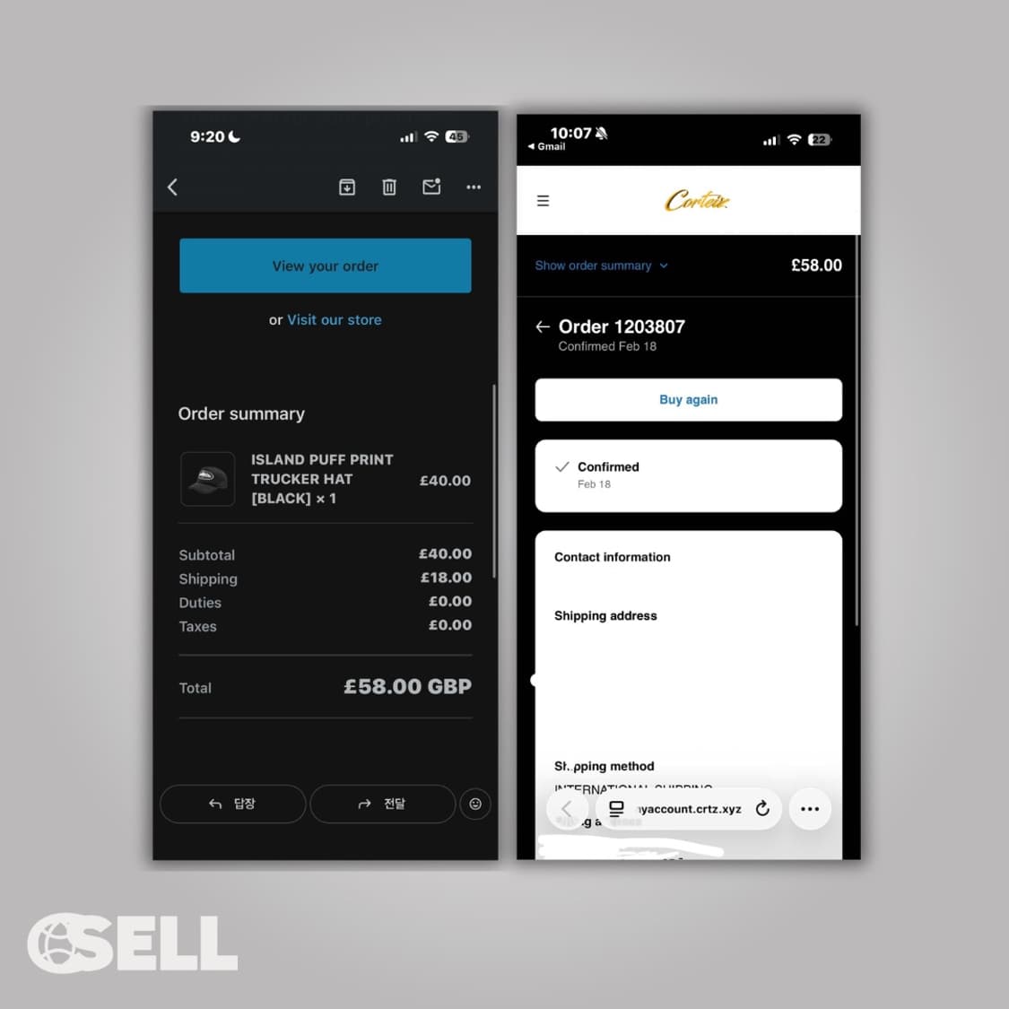 코르테이즈 볼캡 상품이미지3