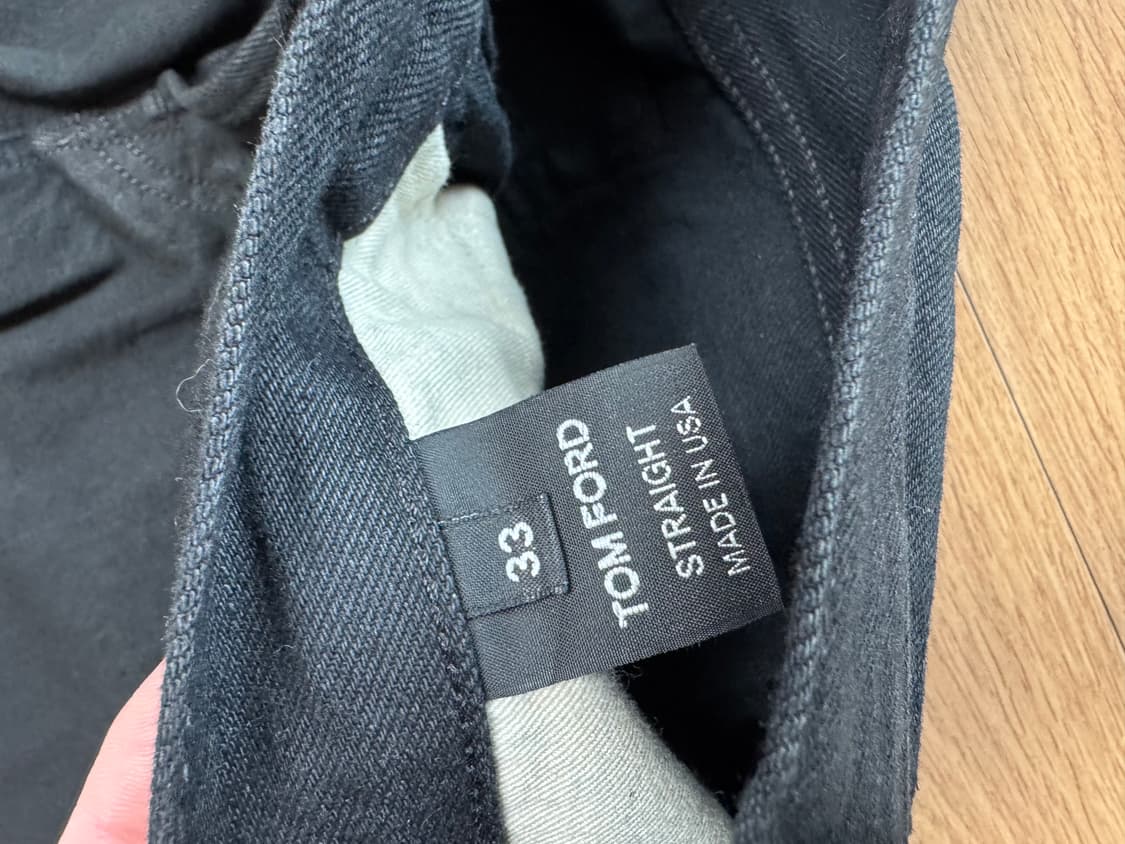 [TOM FORD] 톰포드 남성 블랙 데님 팬츠 33 상품이미지4