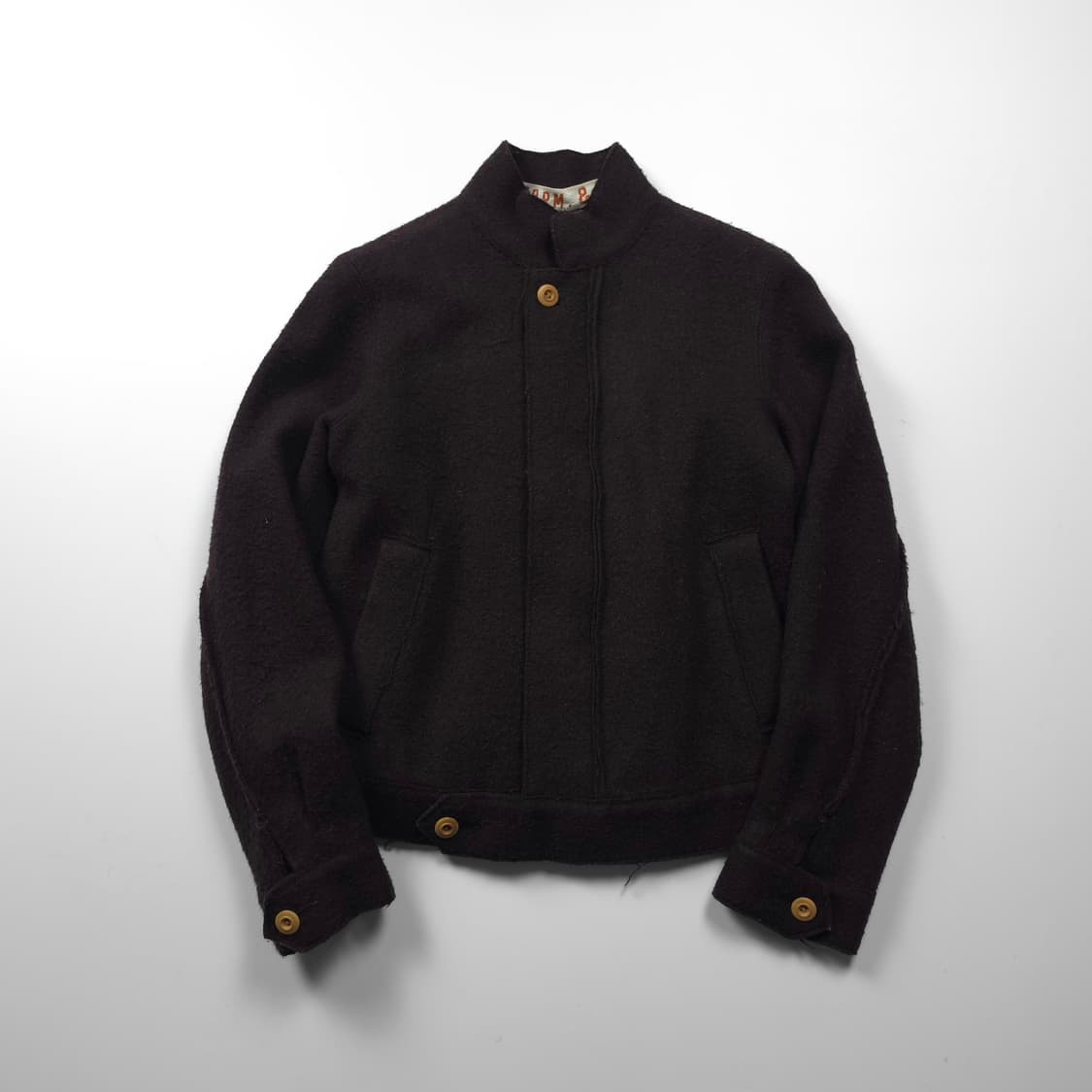 45 RPM 일판 크롭 모직 자켓 브라운 (85) 상품이미지1