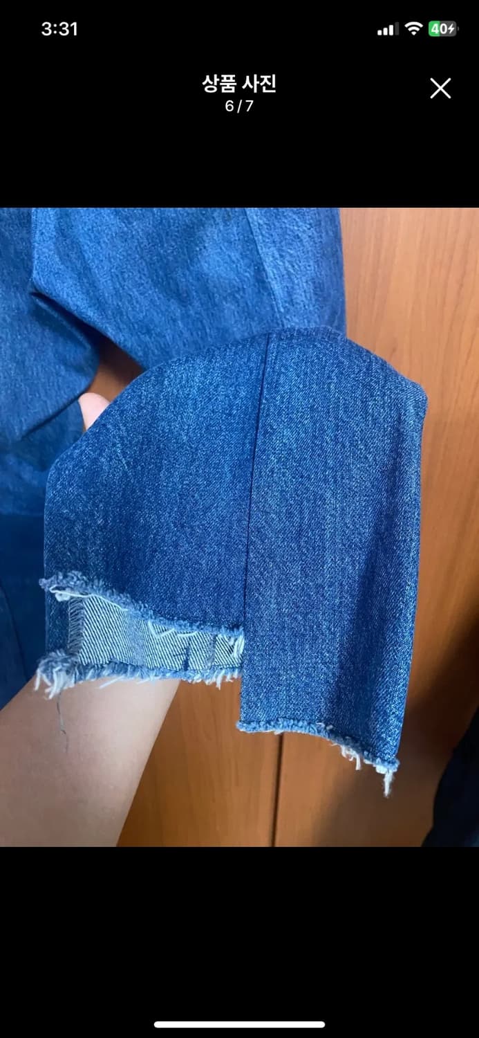 [LEVIS] 리바이스 501 리워크 컷오프 데님팬츠 30사이즈 상품이미지6