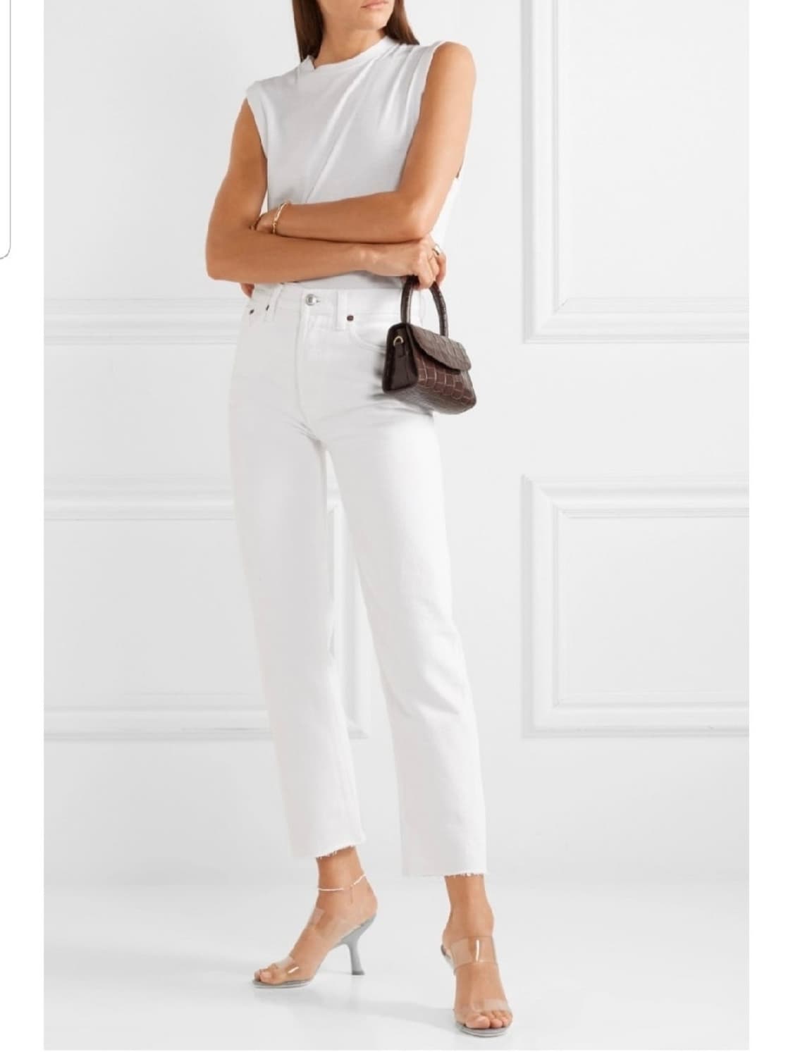 re/done 리던 화이트 데님 상품이미지10