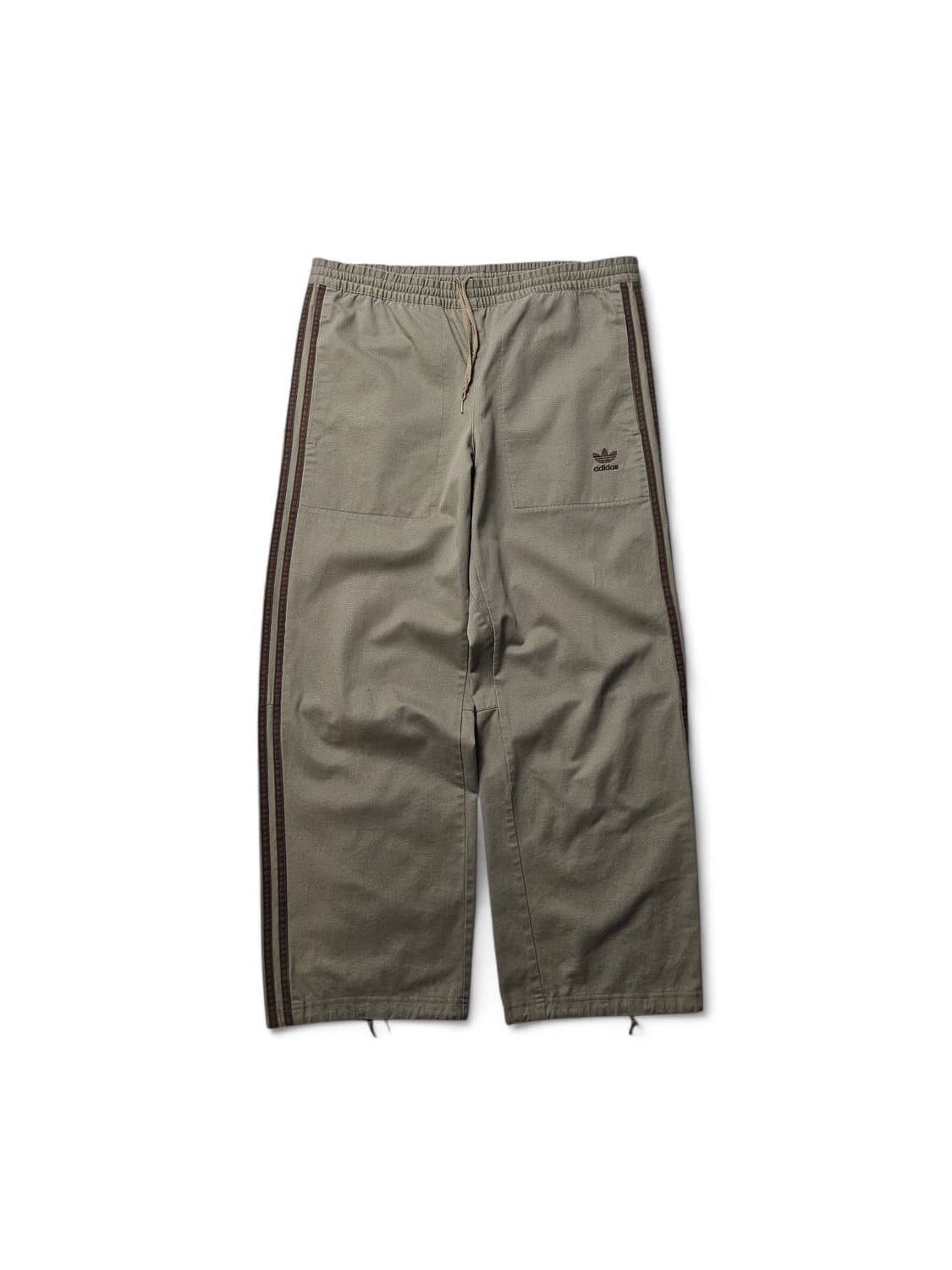 2000's 아디다스 재팬 삼선 와이드 코튼 팬츠 L 34 상품이미지1