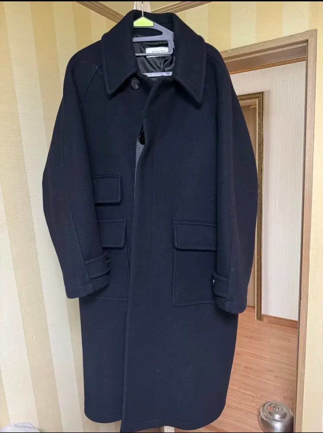 애프터프레이 투어리스트 발마칸 코트 네이비 m사이즈 상품이미지2