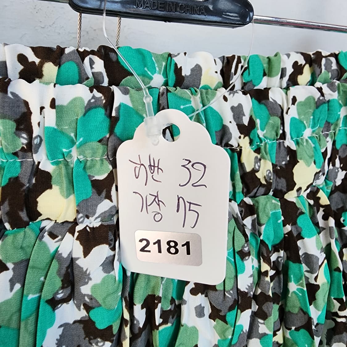  REYOO 플로럴 패턴 플리츠 스커트 상품이미지9