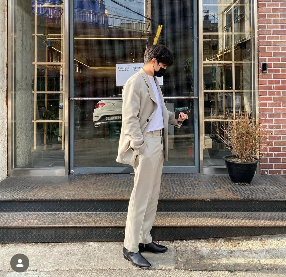 솔리드옴므 셋업수트정장 베이지 52 상품이미지9